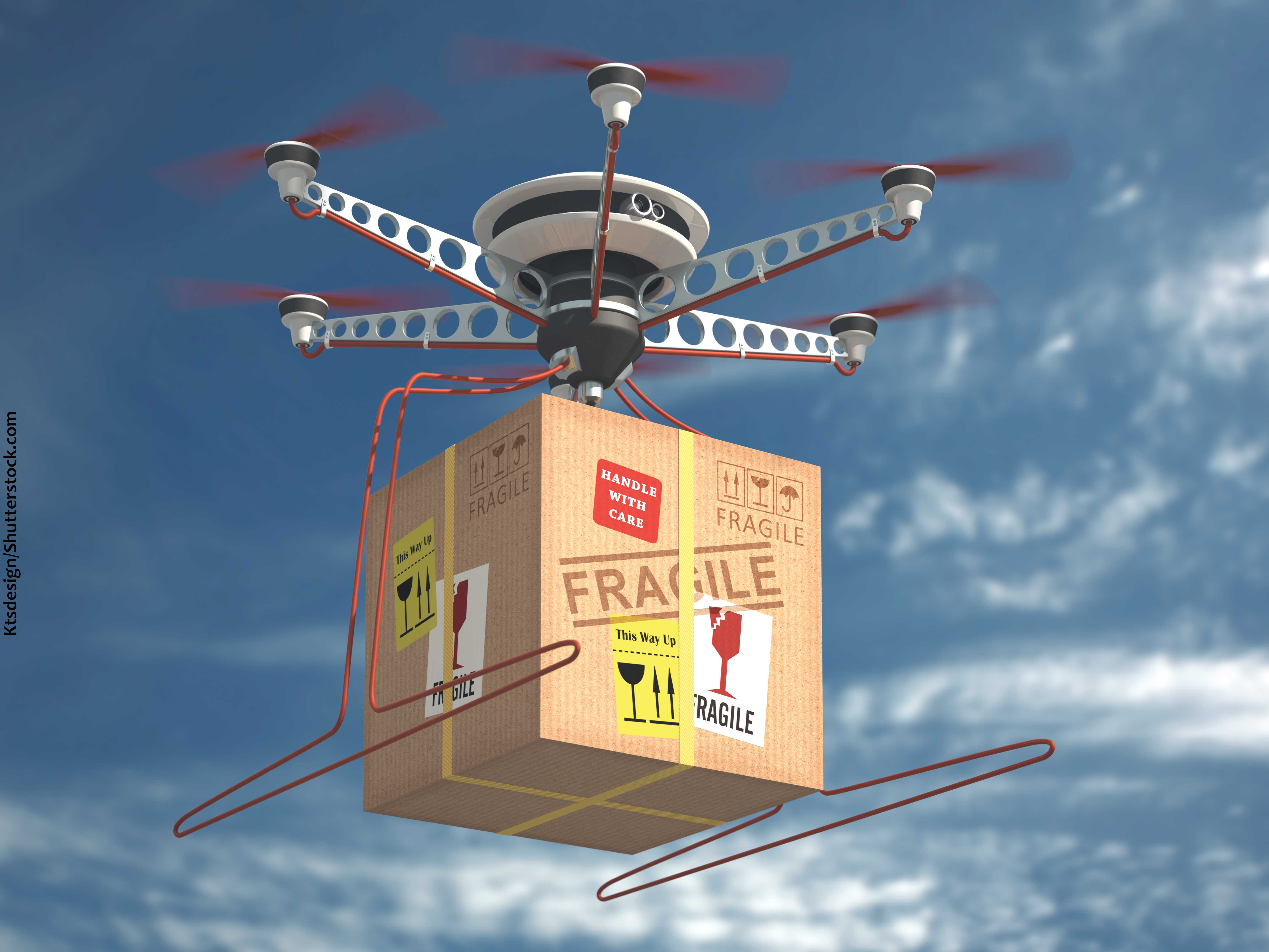 Domino’s testa entrega de pizza por drones